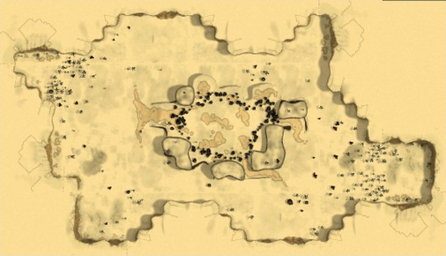 Karte der Aelius-Dünen