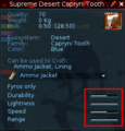 Supreme Desert Capryni Tooth information.png